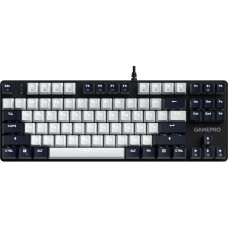Дротова механічна клавіатура GamePro Genesis Metallic (MK110B) 87% Red switches