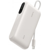 Акумулятор портативний Power Bank Belkin 10000мА·год, з інтегрованим кабелем USB-C, пісочний BPB029H