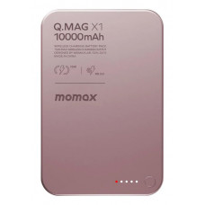 Портативний зарядний пристрій MOMAX WRL 10000MAH Q.MAG X1 PINK IP117AP