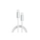 Кабель Colorway Type-C - Type-C (zinc alloy braided) (PD Fast Charging 100W) 5А 1м CW-CBPDCC098-WT