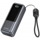 УМБ ColorWay Power Bank 10 000 mAh Urban (USB QC4.0 + USB-C PD22.5W) Gray