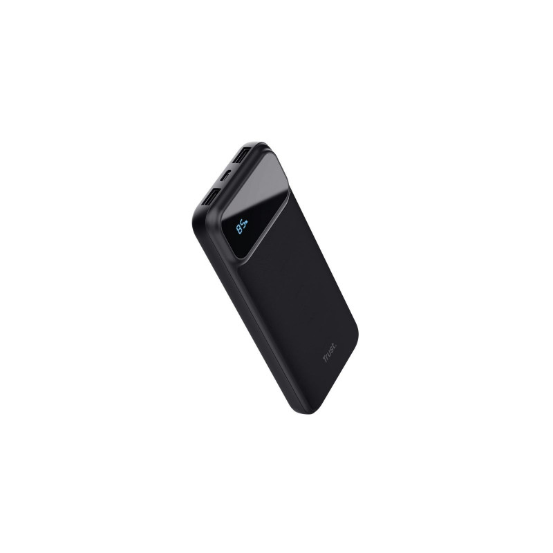 Акумулятор портативний літій-іонний power bank Trust Avala, 10000мА·год, 2хUSB-A/USB-C, 20W, PD/QC 3