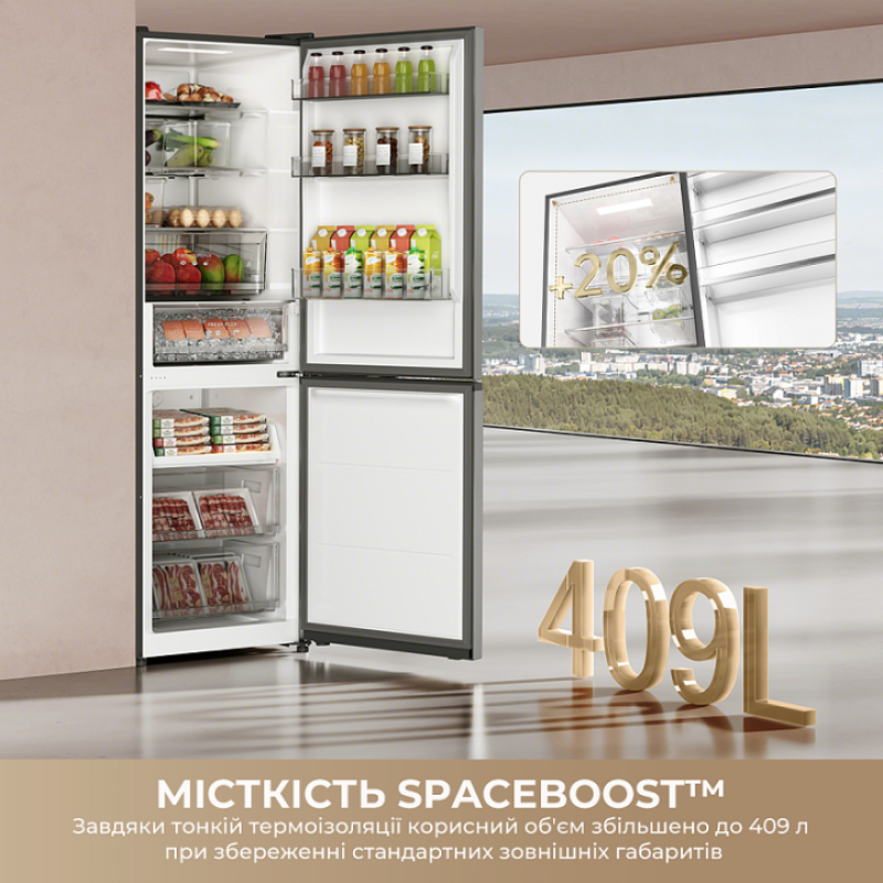 Холодильник Dreame MegaPro 185cm E class-White