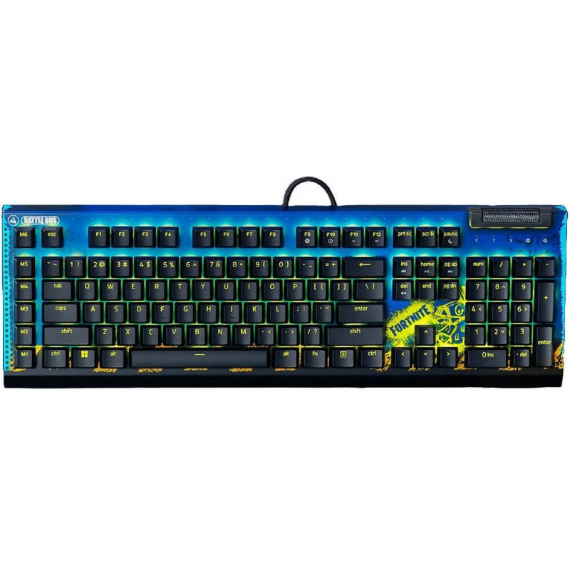 Клавіатура механічна RAZER BlackWidow V4 X, Yellow Switch, FORTNITE (RZ03-04703600-R3M1)