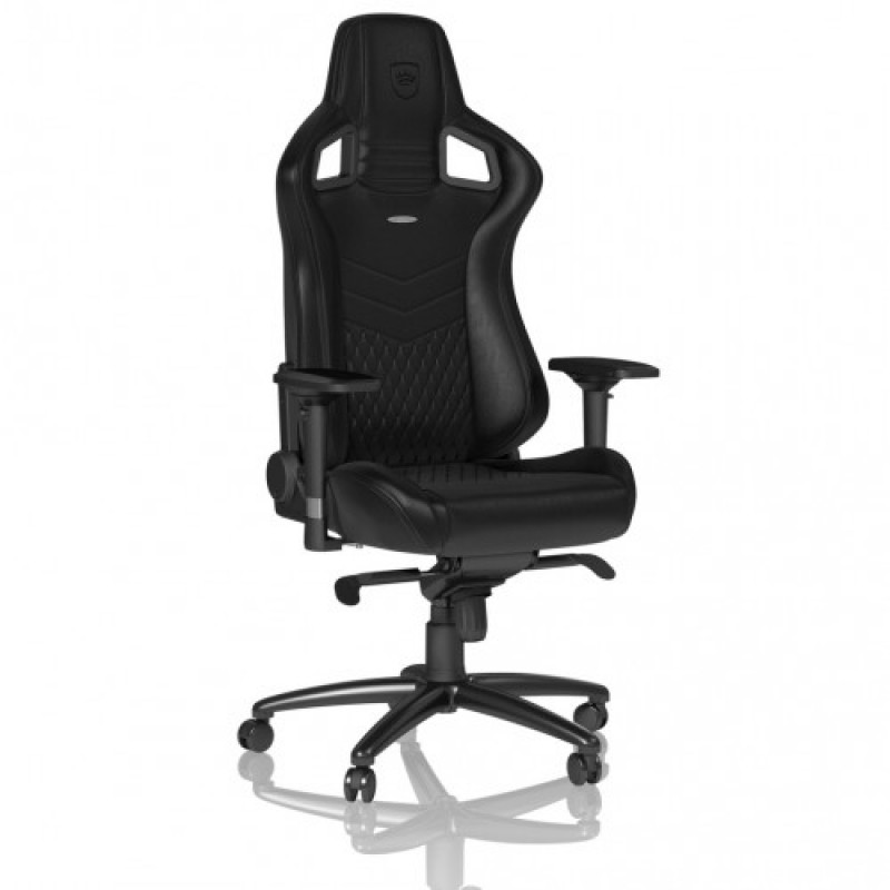 Ігрове крісло Noblechairs EPIC шкіра, чорний NBL-RL-BLA-001