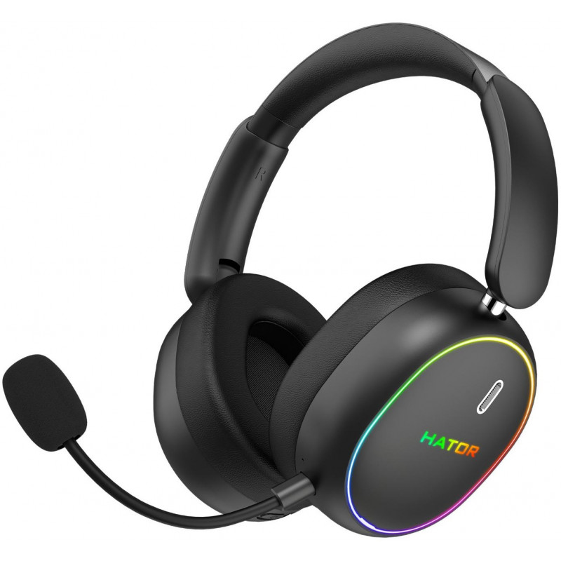 Ігрова гарнітура HATOR PHOENIX 2 Hi-Res (ESH40) wireless black SyncHUB connection