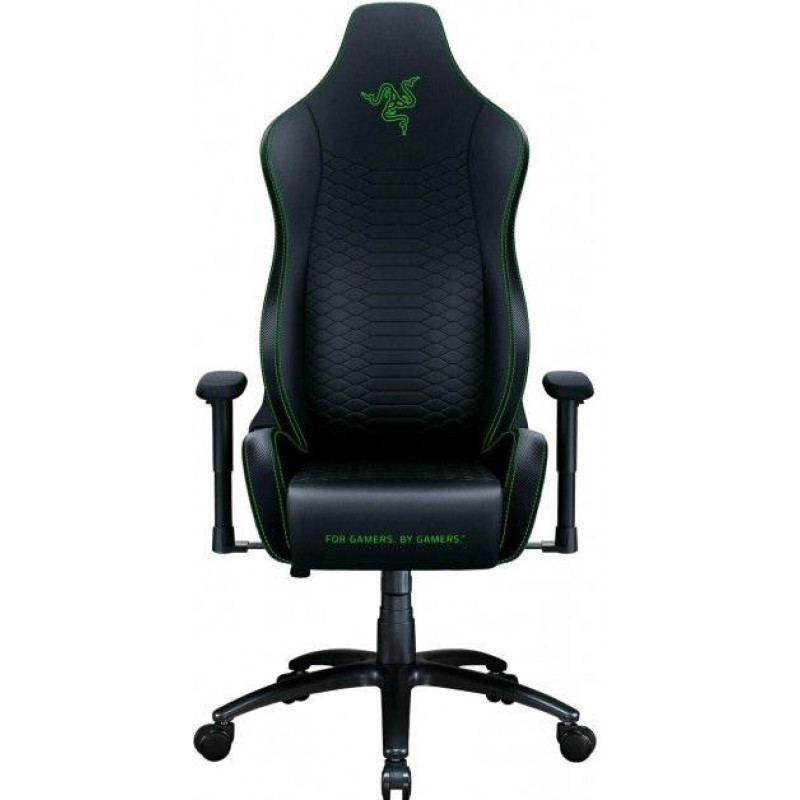 Крісло Razer Enki X ПУ шкіра, 2D-Armrests, чорно-зелений RZ38-03880100-R3G1