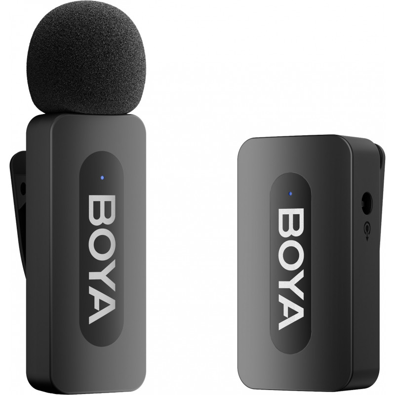 Бездротовий петличний мікрофон BOYA BY-V35 TRS for camera Black