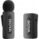 Бездротовий петличний мікрофон BOYA BY-V35 TRS for camera Black