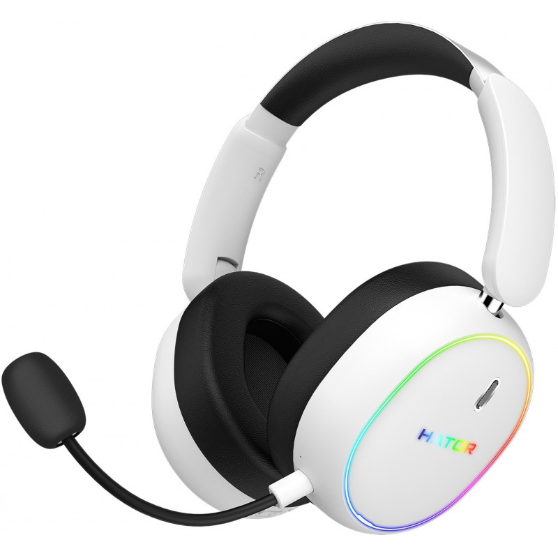 Ігрова гарнітура HATOR PHOENIX 2 Hi-Res (ESH41) wireless white, SyncHUB connection