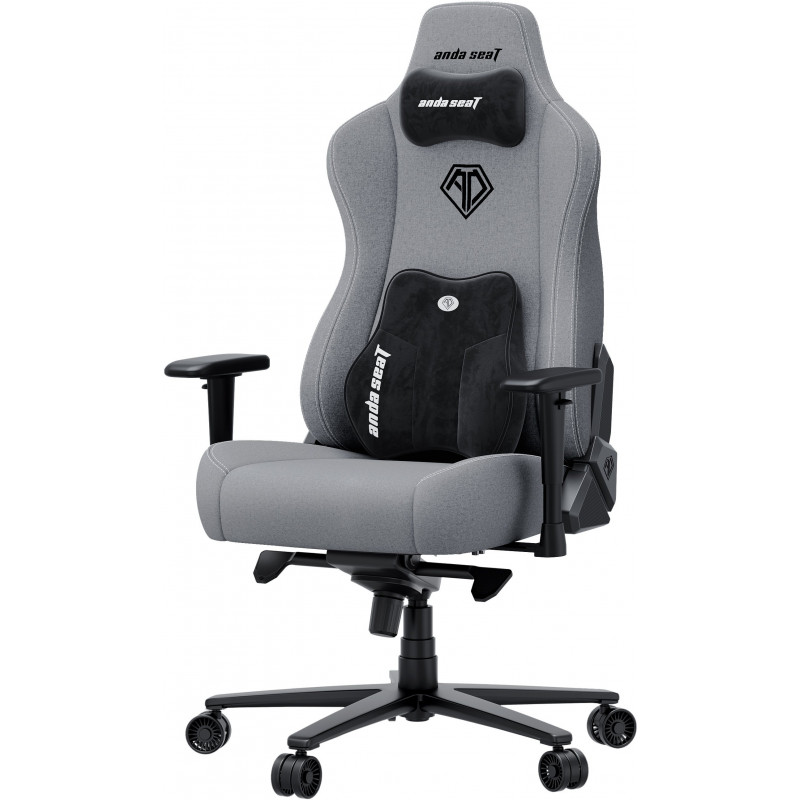 Крісло ігрове Anda Seat Novis Plus Fabric Grey Size XL AD23YC-XL-01-G-F-G04