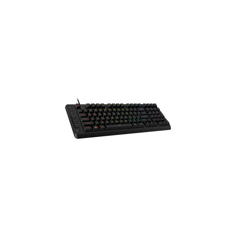 Клавіатура мембранна HyperX Alloy Origins EVE 1800 99key, Red, USB-A, EN/UA, RGB, чорний B7JE0AA