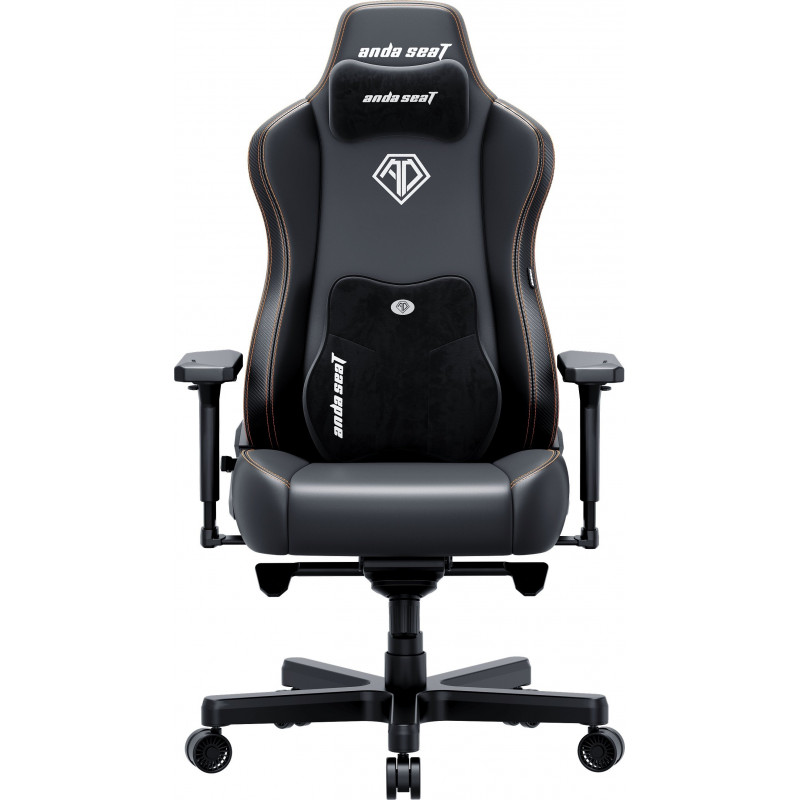 Крісло ігрове Anda Seat Kaiser 3E Black PVC Size XL AD23YC-XL-08-B-PV/C-B01