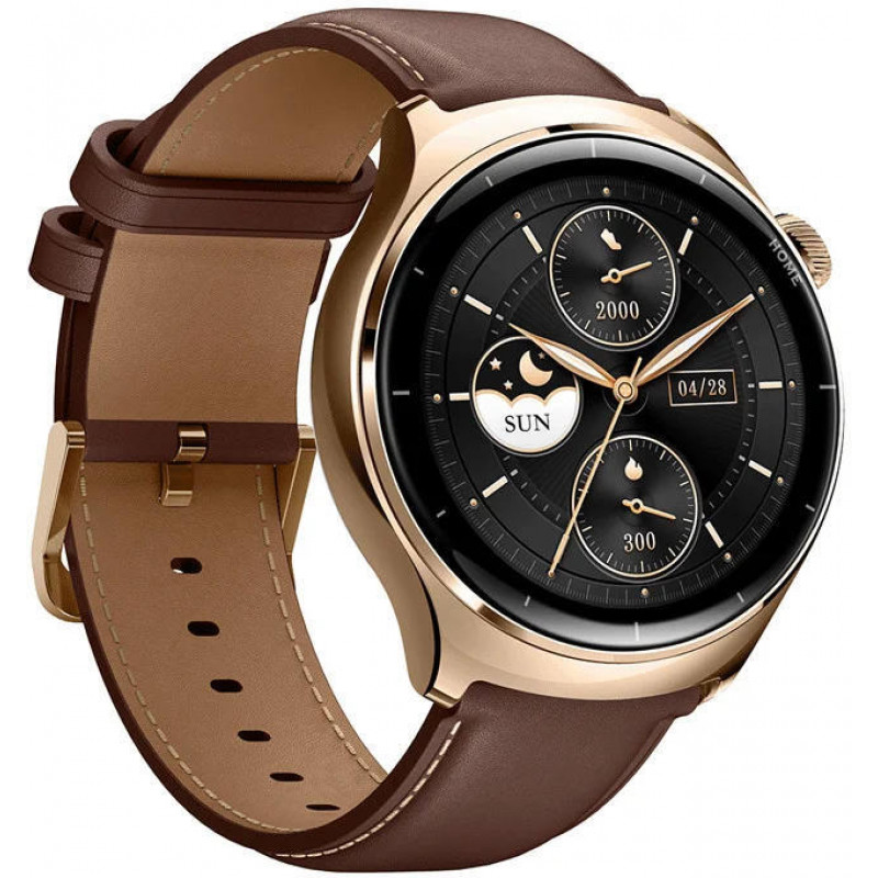 Смарт-годинник Mibro Lite 3 Pro 45мм, AMOLED, BT 5.3, GPS, 5 ATM, рожево-золотий XPAW019RG