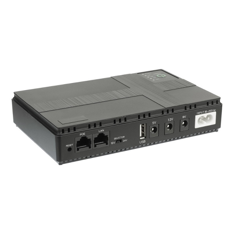 Джерело безперебійного живлення UPS DC1018P USB, DC, 5V+9V+12V (10400mAh)