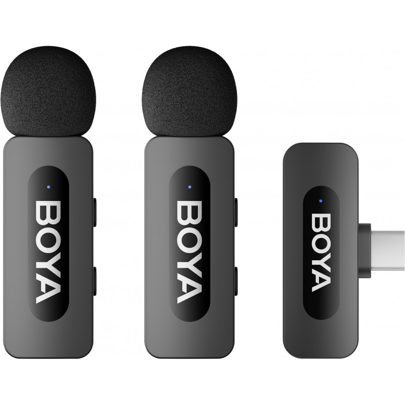 Бездротовий петличний мікрофон BOYA BY-V30 Type-C Black