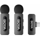 Бездротовий петличний мікрофон BOYA BY-V30 Type-C Black