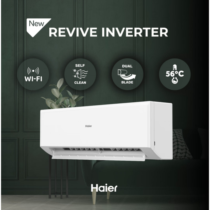 Кондиціонер Haier Revive Inverter AS35RHBHRA/1U35YERFRA