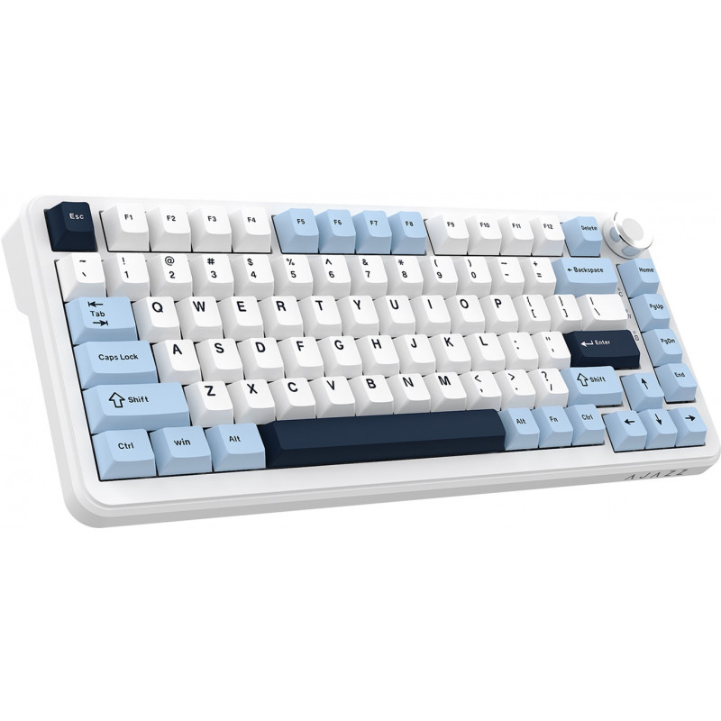 Клавіатура механічна Ajazz AK820 MAX PLUS Daydream Switch RGB Wireless/BT/USB White AK820MAX-DD-BWD