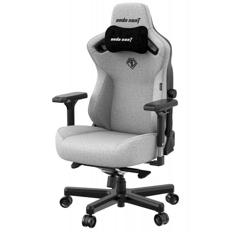 Крісло ігрове Anda Seat Kaiser 3 Grey Fabric Size L AD12YDC-L-01-G-PV/F
