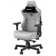 Крісло ігрове Anda Seat Kaiser 3 Grey Fabric Size L AD12YDC-L-01-G-PV/F