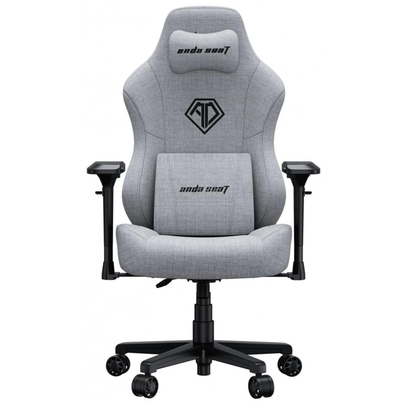 Крісло ігрове Anda Seat Phantom 3 Pro Grey Fabric Size L AD18YC-06-G-F