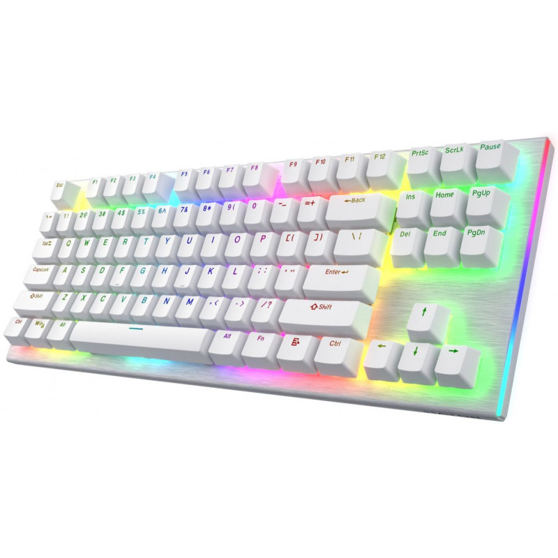 Клавіатура механічна HATOR Gravity X TKL orange (HTK551) white, US Layout