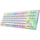 Клавіатура механічна HATOR Gravity X TKL orange (HTK551) white, US Layout