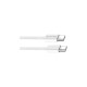 Кабель Colorway Type-C - Type-C (braided cotton) (PD Fast Charging 60W) 3.0А 1м сірий CW-CBPDCC061-G