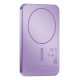 Портативний зарядний пристрій MOMAX WRL 5000MAH PURPLE IP165U