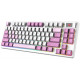 Клавіатура механічна MSI FORGE GK600 TKL W VIOLET UA 83key, mechanical Linear, USB-A, Wireless, Blue
