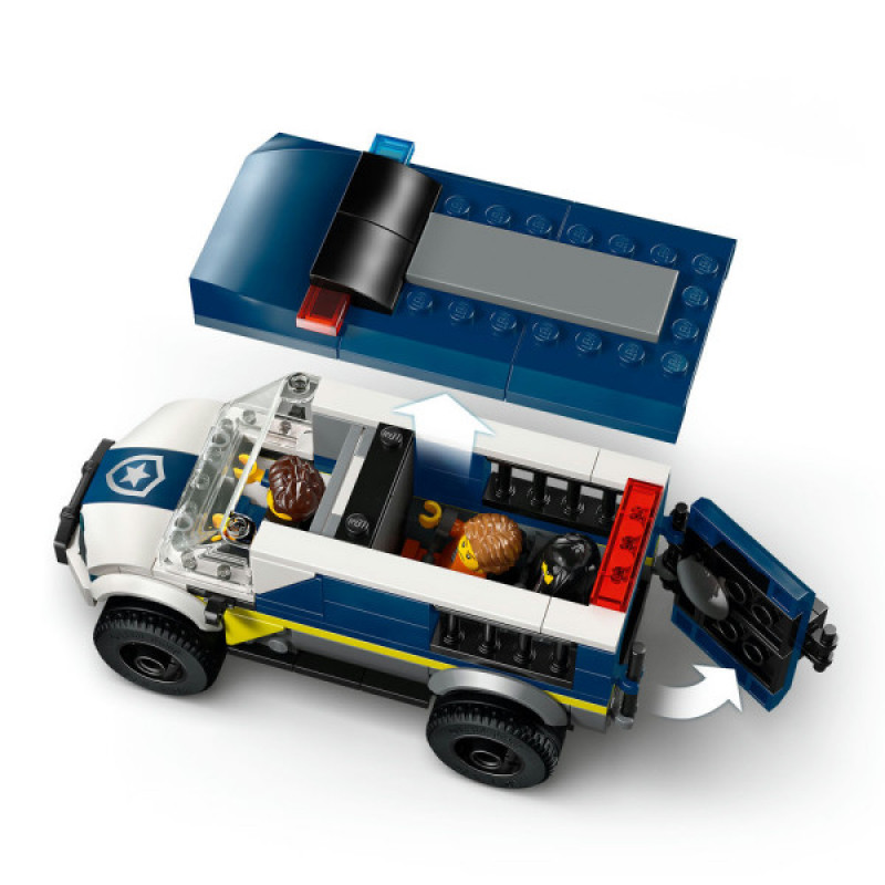 Конструктор LEGO City Поліцейський фургон для перевезення в'язнів