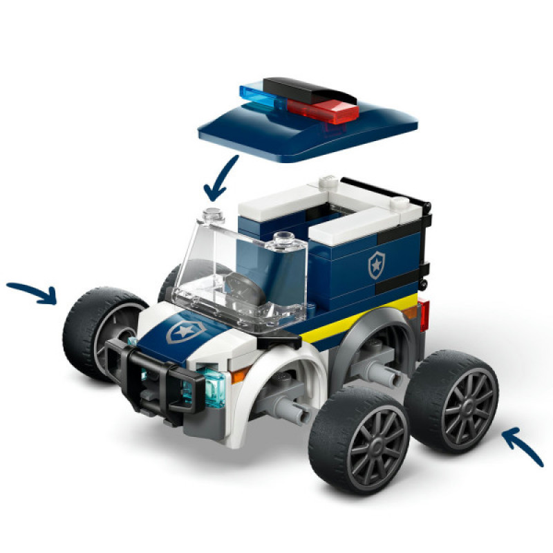 Конструктор LEGO City Автівки — Поліцейська вантажівка