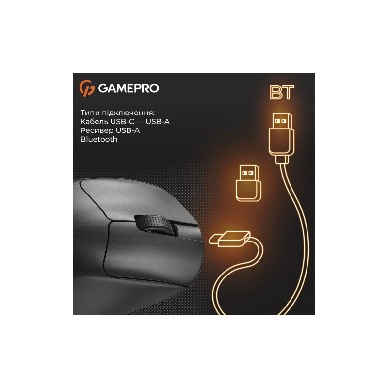 Бездротова миша GamePro Genesis Avenger (GM096B)