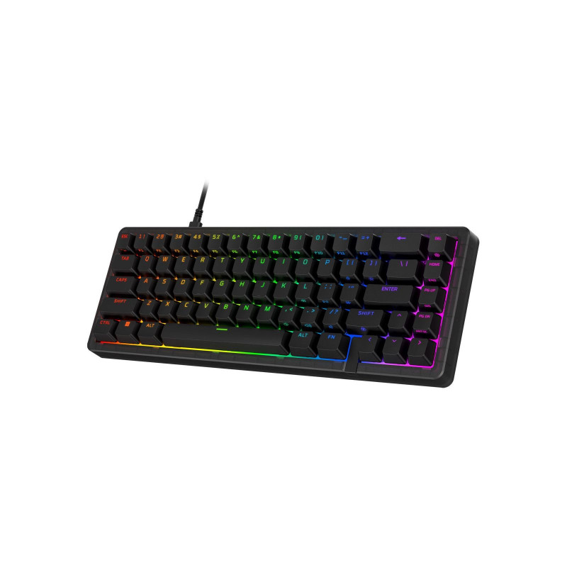 Клавіатура механічна HyperX Alloy Origins 2 65key, Red, USB-A, Hot-Swap, EN/UA, RGB, чорний B4QS3AA