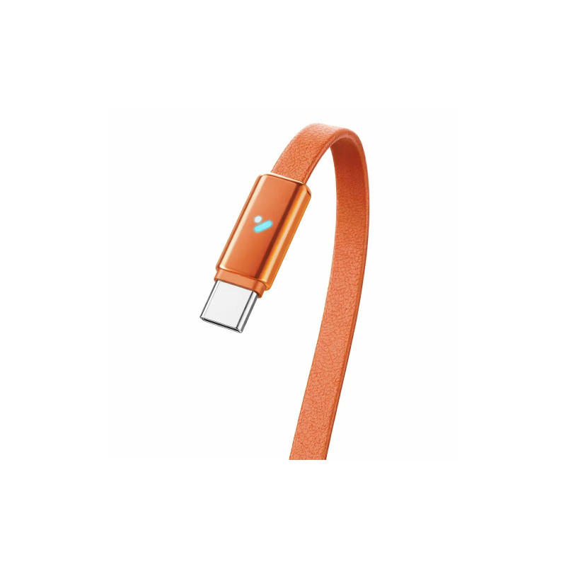 Кабель Colorway Type-C - Type-C (ultra-thin) (PD Fast Charging 100W) 5А 1м CW-CBPDCC100-OR
