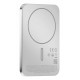 Портативний зарядний пристрій MOMAX WRL 5000MAH SILVER IP165S