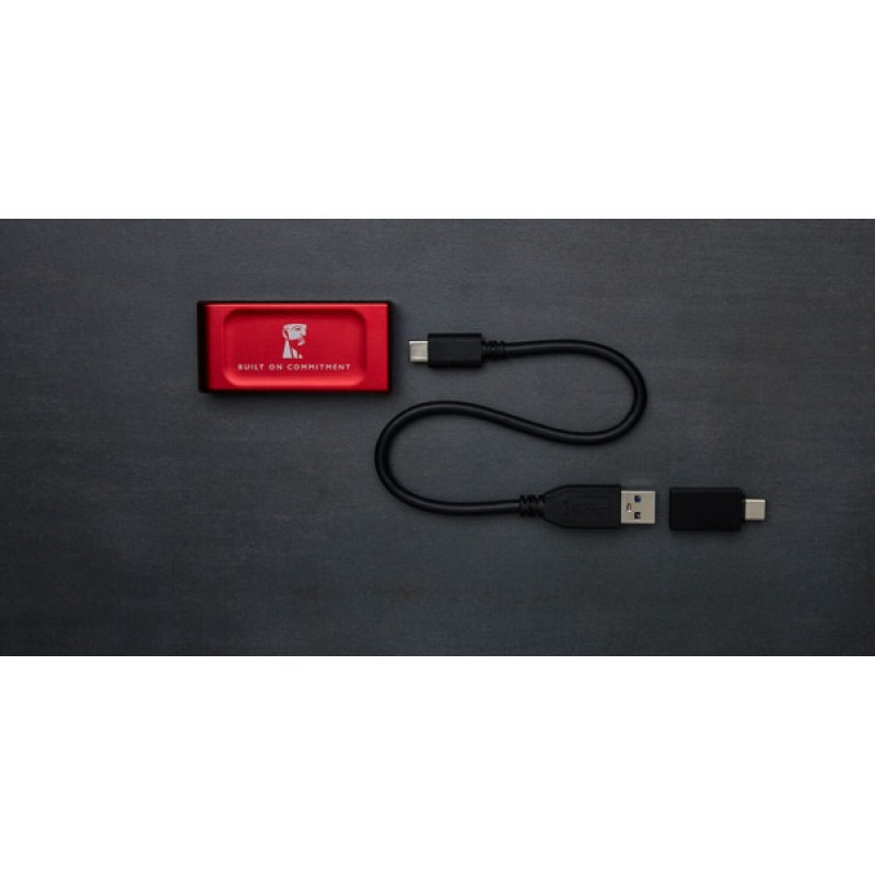 SSD Kingston XS1000R BOC 1TB USB 3.2 Gen2 Type-C 3D NAND Red