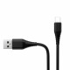 Кабель Colorway USB - MicroUSB 2.4а 1м чорний CW-CBUM025-BK