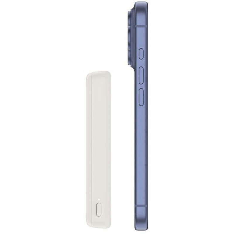 Акумулятор портативний літій-іонний Power Bank Belkin 10000мА·год, Slim Magnetic Ring, пісочний BPD0