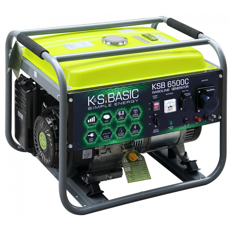 Генератор бензиновий Konner&Sohnen Basic KSB 6500C KSB6500C