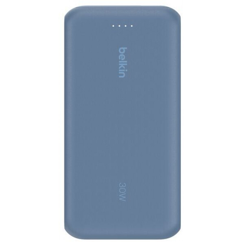 Акумулятор портативний літій-іонний Power Bank Belkin 20000мА·год, 30Вт, з інтегрованим кабелем USB-