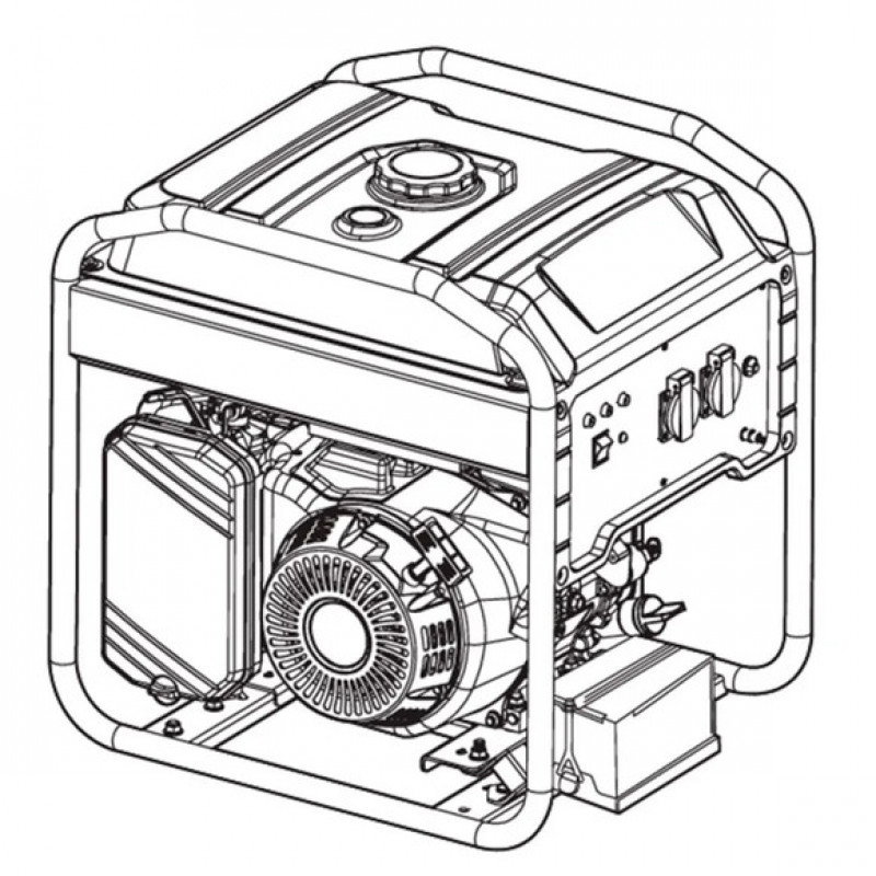 Генератор бензиновий інверторний Vitals 250583