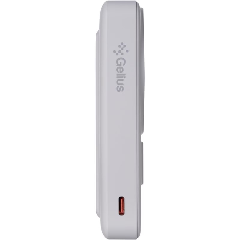 Power Bank Gelius Fluxen GP-PBW120 Magnetic Wireless Charge Qi2 15W 10000mAh Grey