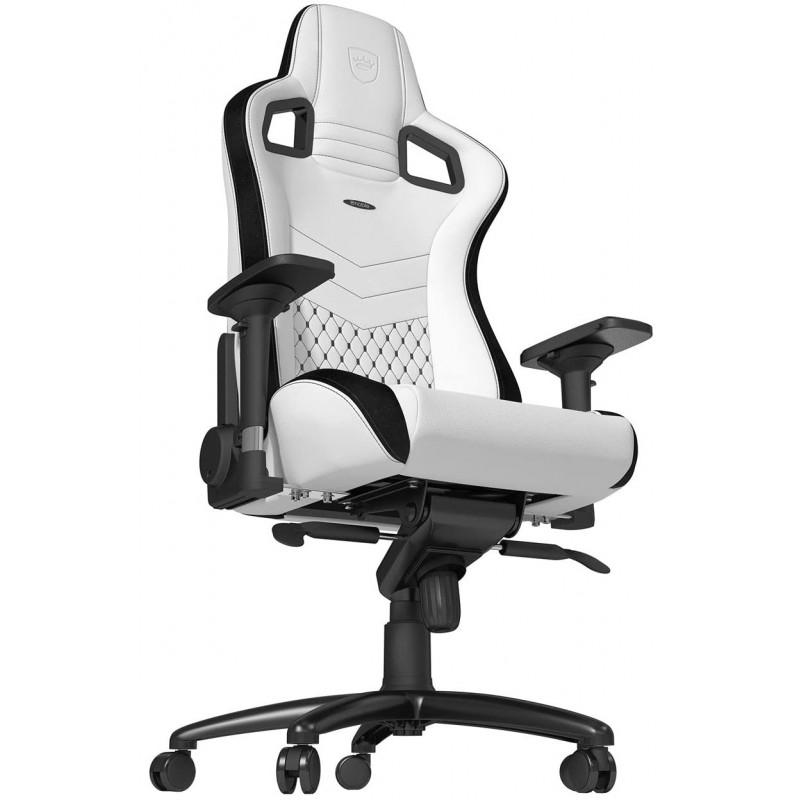Ігрове крісло Noblechairs EPIC штучна шкіра, білий NBL-PU-WHT-001