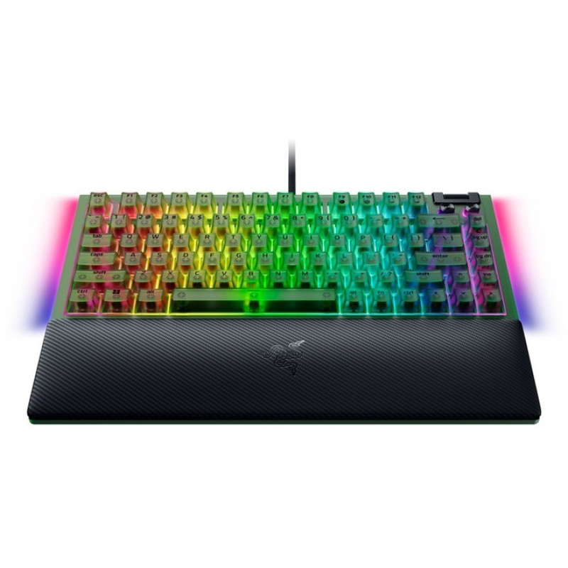 Клавіатура механічна RAZER BlackWidow V4 75%, Phantom Green (RZ03-05003300-R3M1)