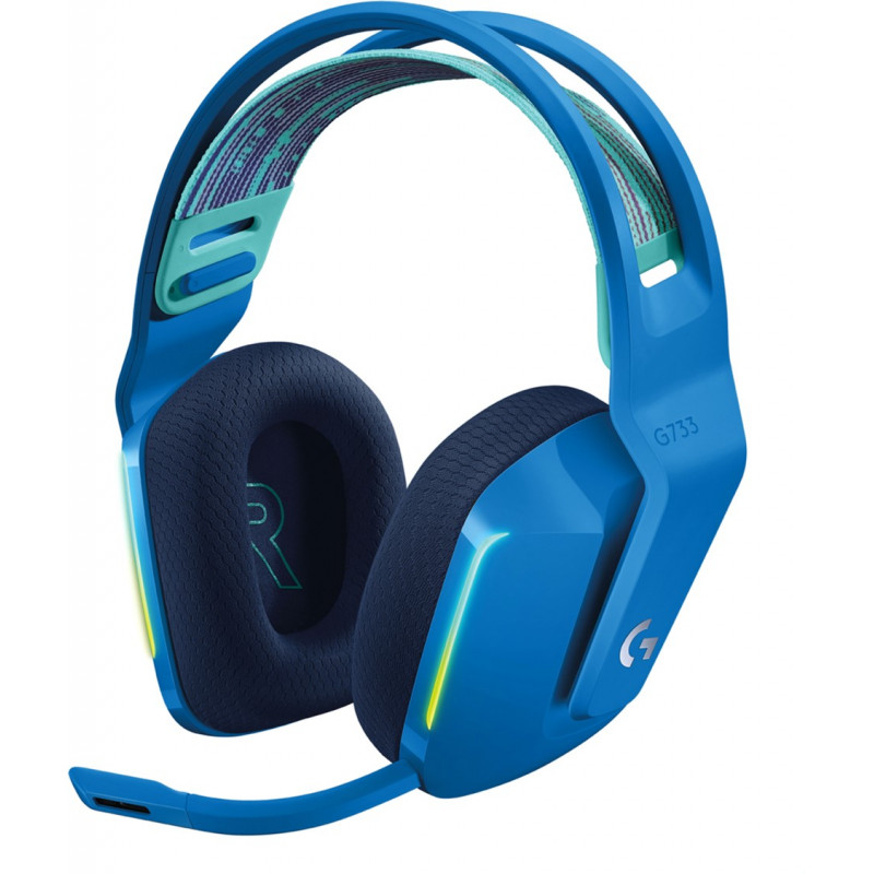 Навушники Logitech G733 Lightspeed Wireless RGB Gaming Headset Blue (981-000943)