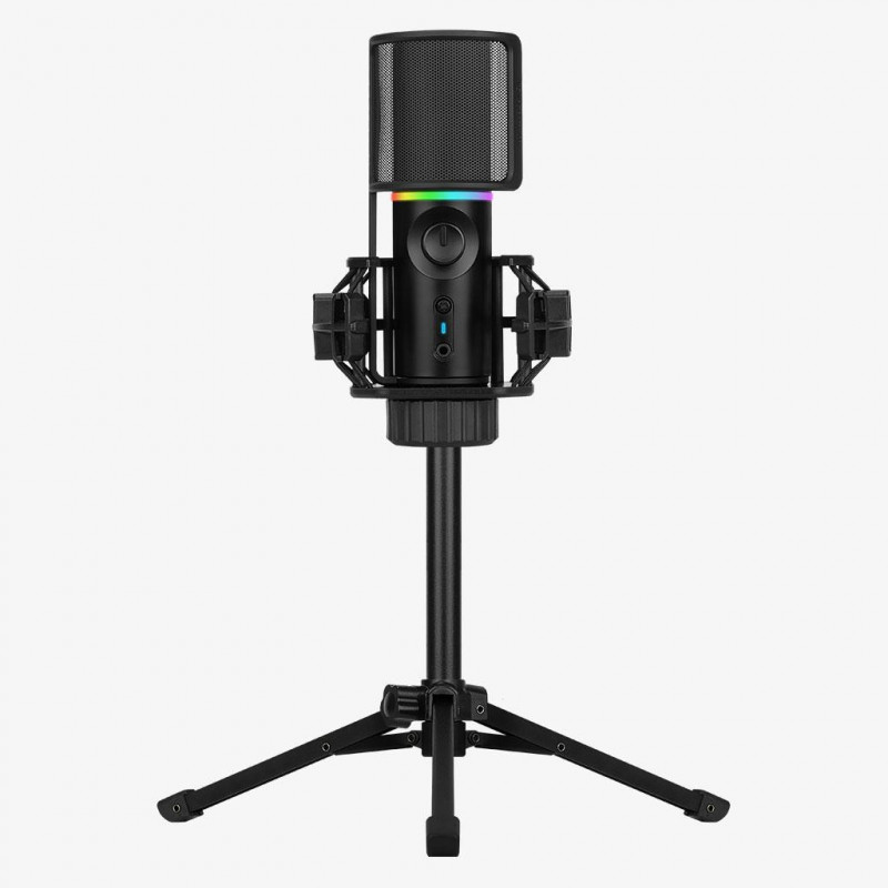 Мікрофон Streamplify MIC-48-RGB-TP, чорний SPMC-MZ1C127.11