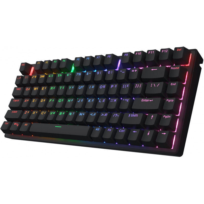 Клавіатура механічна HATOR Icefall Mecha 75 wireless Rainbow (HTK275UA) black