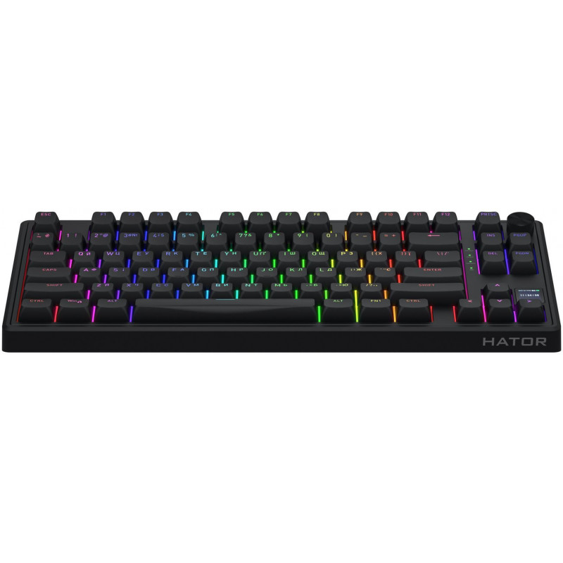 Клавіатура механічна HATOR Skyfall 80 PRO wireless black, silent switches HTK4181UA
